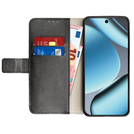 Classic Wallet Case - Google Pixel 11 Pro XL - PU leather Book Case - Black