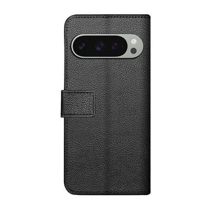 Classic Wallet Case - Google Pixel 9 / 9 Pro - PU leather Book Case - Black
