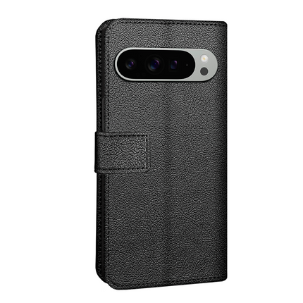 Classic Wallet Case - Google Pixel 9 Pro XL - PU leather Book Case - Black