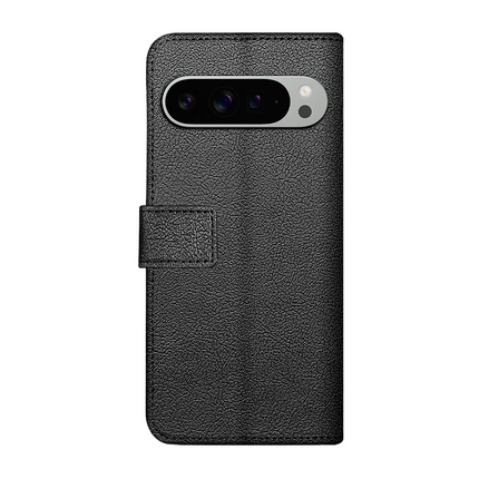 Classic Wallet Case - Google Pixel 9 Pro XL - PU leather Book Case - Black