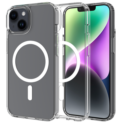 ArmorElite Case - iPhone 14 - Military Grade Back Cover - (compatible with MagSafe) - Clear