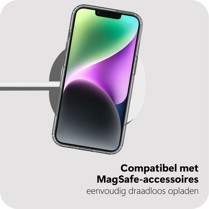 ArmorElite Case - iPhone 14 - Military Grade Back Cover - (compatible with MagSafe) - Clear