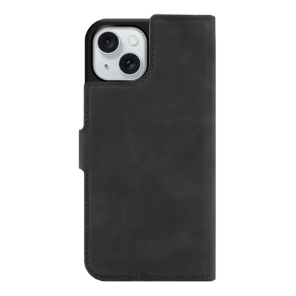 PrimeWallet Case - iPhone 14 Plus - PU leather Wallet Case - Black