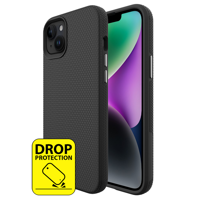 ArmorGrip Case - iPhone 14 Plus - Rugged Back Cover - Drop Protection - Black