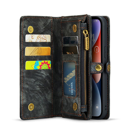 Caseme Case iPhone 15 - Multifunctional Wallet - Black