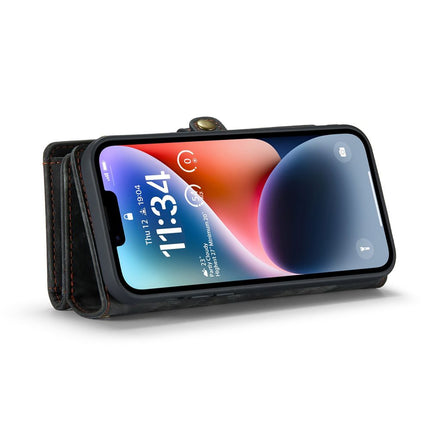 Caseme Case iPhone 15 - Multifunctional Wallet - Black