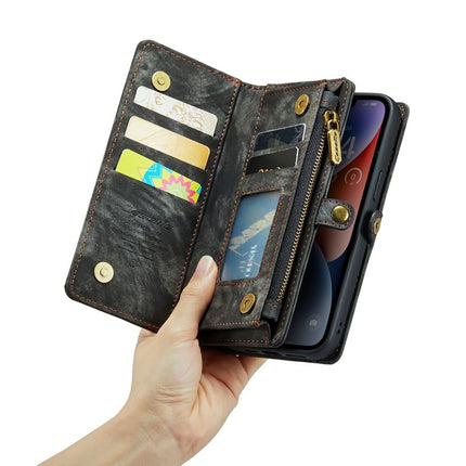 Caseme Case iPhone 15 - Multifunctional Wallet - Black