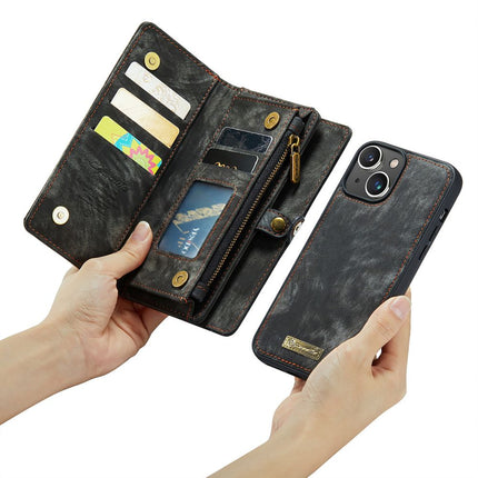 Caseme Case iPhone 15 - Multifunctional Wallet - Black