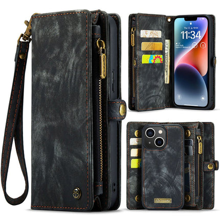 Caseme Case iPhone 15 - Multifunctional Wallet - Black