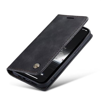 Caseme Case iPhone 15 Plus - Retro Wallet Case - Black
