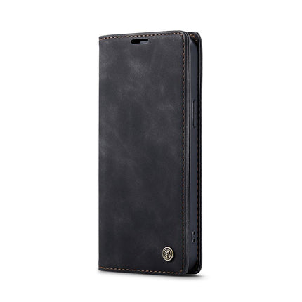 Caseme Case iPhone 15 Plus - Retro Wallet Case - Black