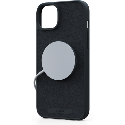 Njord Collections Case iPhone 15 Plus - Suede Comfort+ - Black