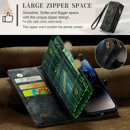 Caseme Case iPhone 15 Pro - Multifunctional Wallet - Black
