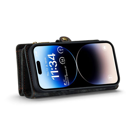 Caseme Case iPhone 15 Pro - Multifunctional Wallet - Black