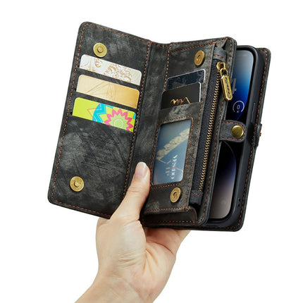 Caseme Case iPhone 15 Pro - Multifunctional Wallet - Black