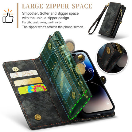 Caseme Case iPhone 15 Pro - Multifunctional Wallet - Black