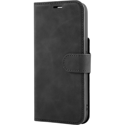 PrimeWallet Case - iPhone 15 Pro Max - PU leather Wallet Case - Black