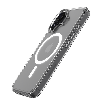 ArmorElite Case - iPhone 16 - Military Grade Back Cover - (compatible with MagSafe) - Clear