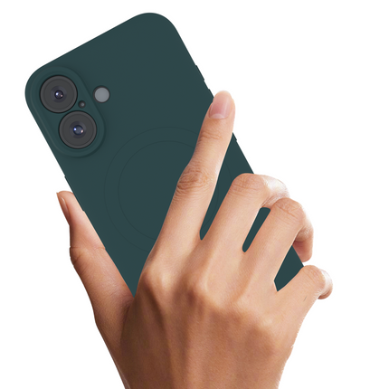 Flex Case - iPhone 16 - TPU Back Cover - (compatible with MagSafe) - Green