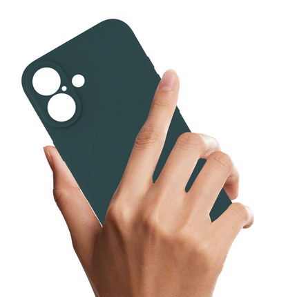 Flex Case - iPhone 16 - TPU Back Cover - (compatible with MagSafe) - Green