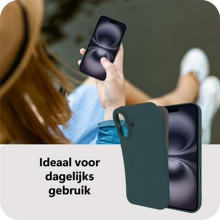Flex Case - iPhone 16 - TPU Back Cover - (compatible with MagSafe) - Green