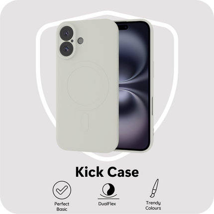 Flex Case - iPhone 16 - TPU Back Cover - (compatible with MagSafe) - Ivory