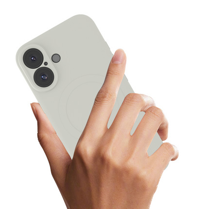 Flex Case - iPhone 16 - TPU Back Cover - (compatible with MagSafe) - Ivory