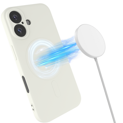 Flex Case - iPhone 16 - TPU Back Cover - (compatible with MagSafe) - Ivory