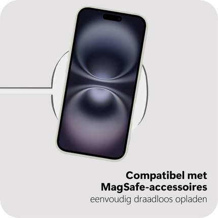 Flex Case - iPhone 16 - TPU Back Cover - (compatible with MagSafe) - Ivory