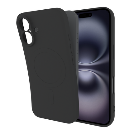 Flex Case - iPhone 16 - TPU Back Cover - (compatible with MagSafe) - Black