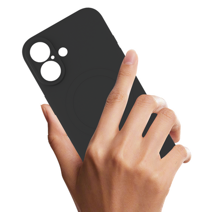 Flex Case - iPhone 16 - TPU Back Cover - (compatible with MagSafe) - Black