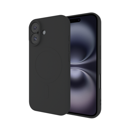 Flex Case - iPhone 16 - TPU Back Cover - (compatible with MagSafe) - Black