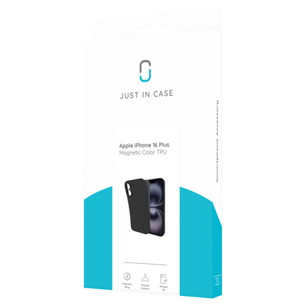 Flex Case - iPhone 16 Plus - TPU Back Cover - (compatible with MagSafe) - Black
