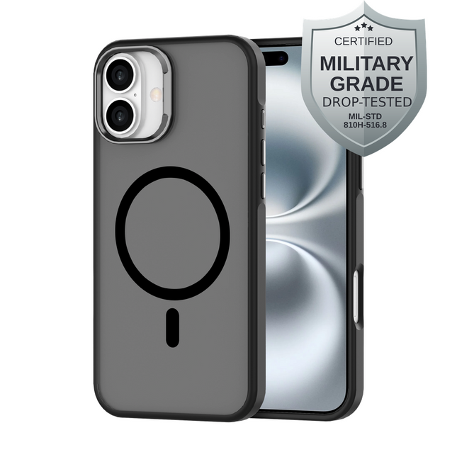 ArmorElite Case - iPhone 16 Plus - Military Grade Back Cover - (compatible with MagSafe) - Black