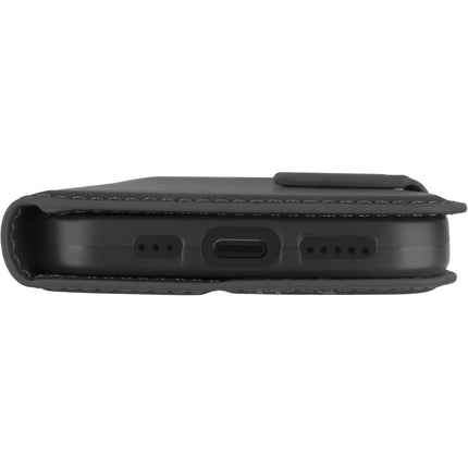 PrimeWallet Case - iPhone 16 Plus - PU leather Wallet Case - Black