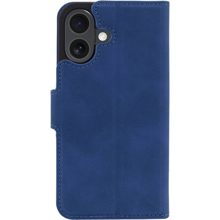 PrimeWallet Case - iPhone 16 - PU leather Wallet Case - Blue
