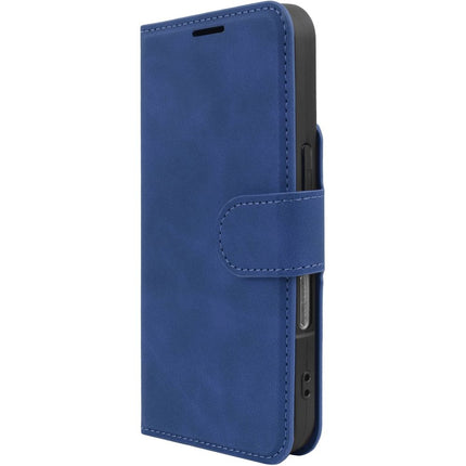 PrimeWallet Case - iPhone 16 - PU leather Wallet Case - Blue