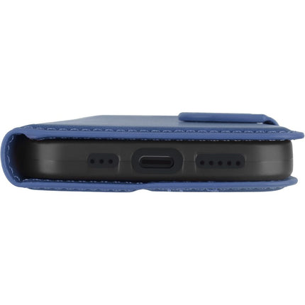 PrimeWallet Case - iPhone 16 - PU leather Wallet Case - Blue
