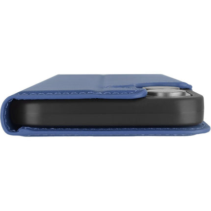 PrimeWallet Case - iPhone 16 - PU leather Wallet Case - Blue