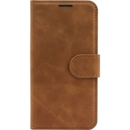 PrimeWallet Case - iPhone 16 - PU leather Wallet Case - Brown