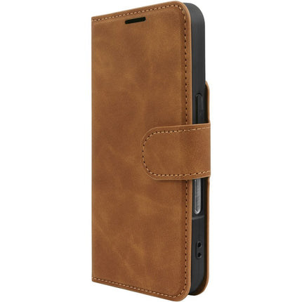 PrimeWallet Case - iPhone 16 - PU leather Wallet Case - Brown