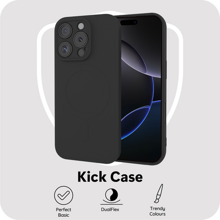 Flex Case - iPhone 16 Pro - TPU Back Cover - (compatible with MagSafe) - Black