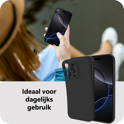 Flex Case - iPhone 16 Pro - TPU Back Cover - (compatible with MagSafe) - Black