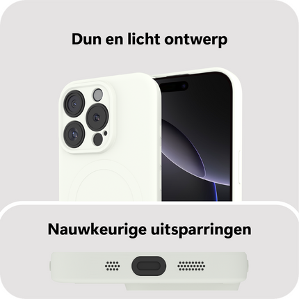 Flex Case - iPhone 16 Pro Max - TPU Back Cover - (compatible with MagSafe) - Ivory