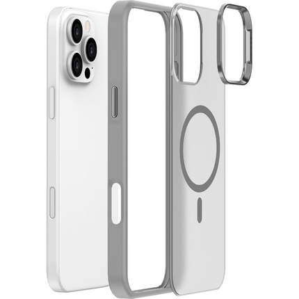 ArmorElite Case - iPhone 16 Pro Max - Military Grade Back Cover - (compatible with MagSafe) - Grey