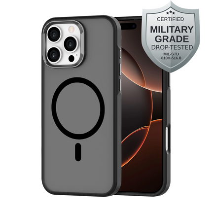 ArmorElite Case - iPhone 16 Pro Max - Military Grade Back Cover - (compatible with MagSafe) - Black