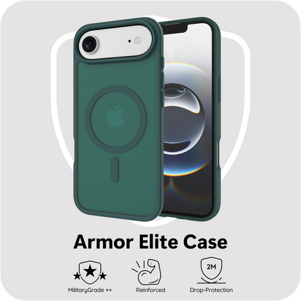 ArmorElite Case - iPhone Air - Military Grade Back Cover - (compatible with MagSafe) - Green