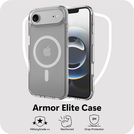 ArmorElite Case - iPhone Air - Military Grade Back Cover - (compatible with MagSafe) - Clear