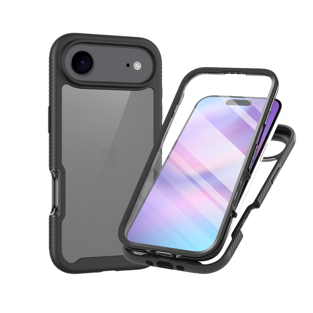 iPhone Air - 360 Full Cover Defense Case - Black