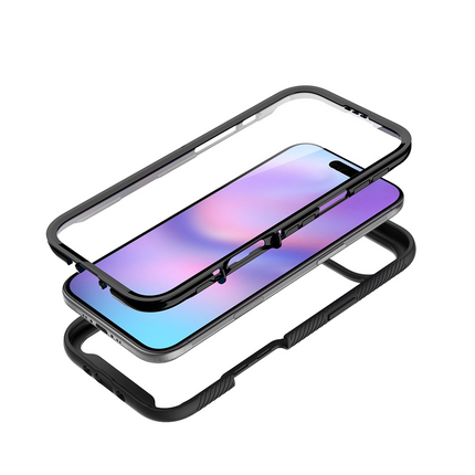 iPhone Air - 360 Full Cover Defense Case - Black